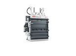 Ballenpresse HSM V-Press 818 plus, 4 vertikale Umreifungen für Ballen bis 200 kg, Presskraft 185 kN, TorsionControlSystem, Füllklappe