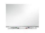 nobo Whiteboard Premium Plus, Stahl nanobeschichtet, magnethaftend, B 900 x H 600 mm, inkl. abnehmbarer Stiftablage und 1 Boardmarker