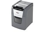 Rexel Optimum AutoFeed+ 100X Aktenvernichter P4, Vollautomatik, Partikelschnitt 4 x 28 mm, 34 l, 100 Blatt Schnittleistung, schwarz