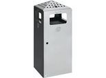 Kombi-Ascher H92 anthrazit RAL7021