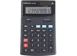 Tischrechner MAUL MCT500, 12 Stellen, Tax, Chec & Correct, Solar- & Batteriebetrieb, B 107 x T 174 x H 22 mm, schwarz