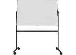 Stativ-Drehtafel Legamaster UNITE PLUS, magnetisch, drehbar um 360°, B 1500 x T 12,6 x H 1000 mm, emaillierter Keramikstahl, weiss
