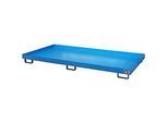 Regalwanne Typ RW/RW 2700-1, ohne Gitterrost, blau RAL5012