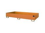 Regalwanne Typ RW/RW 2700-2, ohne Gitterrost, orange RAL2000