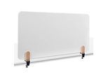 Legamaster Whiteboard-Tischtrennwand Elements, Stahl emailliert, inkl. 2 Tischklemmen, B 1200 x H 600 x T 11 mm