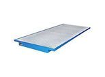 Einhängewannen für Plattenregal Typ EHW 3300, blau RAL5012