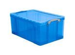 Box, Kunststoff, transparent blau, 64 l