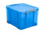 Box, Kunststoff, transparent blau, 35 l