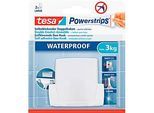 tesa Powerstrips Duohaken Wave, für Feuchträume, für Gegenstände bis 3 kg, 1 Stück