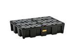 PE-Auffangwanne 60HD, aus Polyethylen, 100 % recycelbar, mit PE-Rost