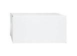 Weisse Wellpapp-Faltkartons, 1-wellig, 400 x 300 x 200 mm