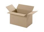 Wellpapp-Faltkartons, 1-wellig, 215 x 155 x 135 mm, braun