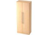Aktenschrank 5 OH, B 800 x T 420 x H 2004 mm, Ahorn-Dekor