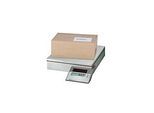 MAUL Paketwaage MAULparcel S, bis 50 kg, Solarbetrieben, Abschaltautomatik, Ein-Tasten-Bedienung, Hold-Funktion, grau
