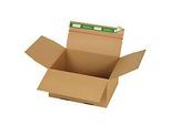 Versandkartons Grünmarie®, 265 x 225 x 140 mm, ideal für Päckchen Grösse M, Automatikboden, bis 20 kg, FSC®-Wellpappe, braun, 25 St.