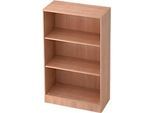 Regal TARVIS, 3 OH, B 800 x T 400 x H 1270 mm, Nussbaum-Dekor