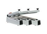 Folienschweissgerät ECO Sealer 300, für Folien mit Stärke bis 150 μ, Schweissnahtlänge 300 mm, Leistung 500 W, mit Abschneider, Metall, grau