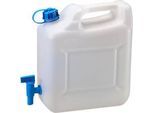 Wasser-Kanister ECO, mit Hahn, 10 l, natur