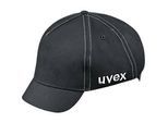 Anstosskappe Uvex u-cap sport, EN 812, kurzer Schirm, Dämpfung, schwarz