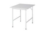 RAU Arbeitstisch, Melamin-Platte, 750 x 1000 x 800-850 mm
