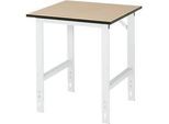 Arbeitstisch, MDF-Platte, B 750 x T 800 x H 760-1080 mm