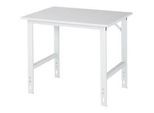 Arbeitstisch, Melamin-Platte, B 1000 x T 800 x H 760-1080 mm