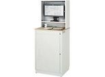 Computer-Station adlatus Typ 2015, B 720 x T 660 x H 1810 mm, stationär
