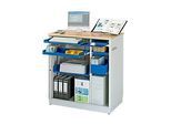 Computer-Station adlatus Typ 6001, B 1030 x T 660 x H 1100 mm, stationär