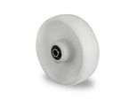 CASCOO Einbaurad N0N0, mit Rad-ø 80 mm x B 34 mm, Polyamid-Felge, Polyamid-Lauffläche, natur/weiss, Rollenlager, bis 130 kg