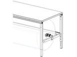 Rocholz Achssatz für Packtisch System Flex, für Tischbreite 2000 mm