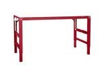 Arbeitstisch Ergo, Elektro-Hydraulik, Platte PVC Dekor, 1750 x 800 mm, rubinrot