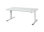 Arbeitstisch Serie adlatus 300, Melamin-Platte, B 2000 x T 1000 x H 720 - 1120 mm
