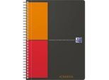 Collegeblock Oxford International Activebook, 80 Seiten, DIN B5, kariert, mit Rand, Optik Paper®, Doppelspiralbindung