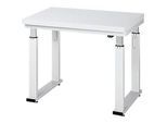 Arbeitstisch Serie adlatus 600, 1000 x 700 x 740-1140 mm, Hartlaminat-Platte