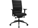 Topstar Bürostuhl Sitness AirWork, mit Armlehnen, 3D-Auto-Synchronmechanik, Muldensitz, Netzrücken, schwarz