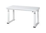 Arbeitstisch Serie adlatus 600, 1500 x 700 x 740-1140 mm, Hartlaminat-Platte