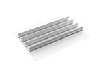 Schubladeneinsatz Treston, 4 Mittelplatten, B 900 mm, für Serie 90 mit H 1000 mm