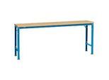 Manuflex Grundtisch UNIVERSAL Spezial, 2000 x 800 mm, Multiplex natur, lichtblau