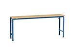 Manuflex Grundtisch UNIVERSAL Spezial, 2000 x 800 mm, Multiplex natur, brillantblau