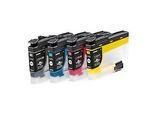 Original Brother Tintenpatronen LC-424 CMYK, Mixpack, cyan, magenta, gelb, schwarz
