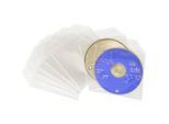 CD/DVD-Folientaschen, transparent, für den Versand geeignet