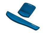 Sparset Fellowes PlushTouch, Tastatur-Handgelenkauflage und Mauspad-Handgelenkauflage, blau