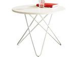 Beistelltisch Alana, H 550 mm, weiss/weiss