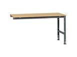 Manuflex Ansatztisch UNIVERSAL Standard, Tischplatte Multiplex, 1750x1000, anthrazit