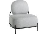 Sessel ADMIRAAL, Retro-Look, B 665 x T 710 x H 770 mm, grau