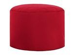 Hocker DotCom scuba®, für Sitzsack Swing, abwaschbar, Innenseite PVC-beschichtet, rot
