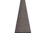 Schmutzfangmatte miltex Eazycare Style, eckig, antistatisch, UV-beständig, waschbar, High-Twist-Nylon & Niltrilgummi, 850 x 3000 mm, graubraun