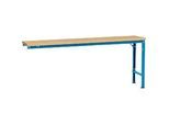 Manuflex Ansatztisch UNIVERSAL Spezial, 2000 x 800 mm, Multiplex natur, lichtblau
