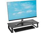 Monitorständer Kensington, extrabreit, für Full-Size-Tastatur, bis 32 Zoll, schwarz