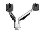2-fach-Monitorarm Novus CLU Duo C, bis 27″, Tischhalterung, schwenk-/höhenverstellbar, silbern/anthrazit